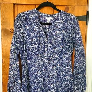 Old Navy long sleeve floral tunic top